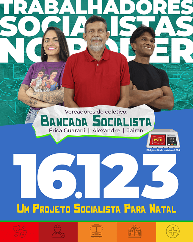 Bancada Socialista: Érica Potyguara, José Jairan e Alexandre Guedes