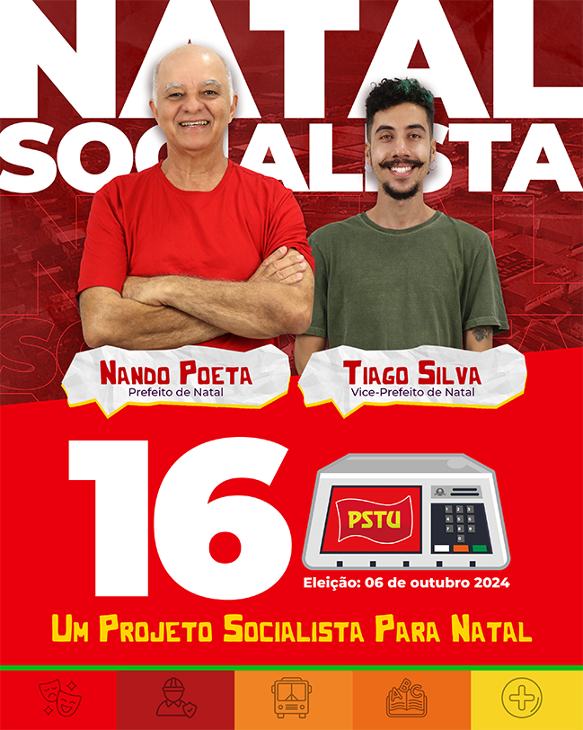 Nando Poeta e Tiago Silva, candidatos a prefeitura do Natal