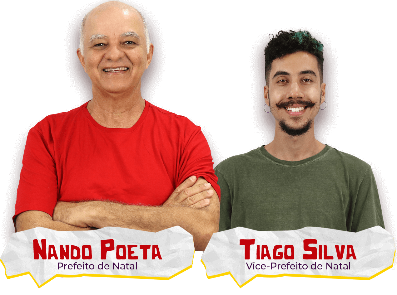 Nando Poeta e Tiago Silva